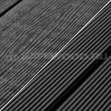 Террасная доска ДПК Savewood Abies (4м или 6м, распил в размер) Черный
